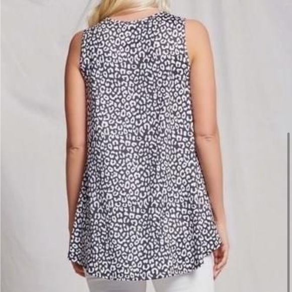 Beeson Black Leopard Tank Tunic - Picture 3 of 4
